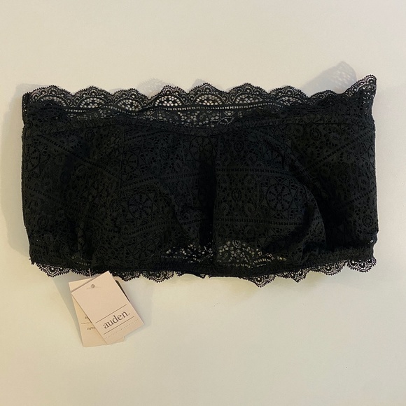 Auden strapless lightly lined lacy bralette NWT - Picture 1 of 4